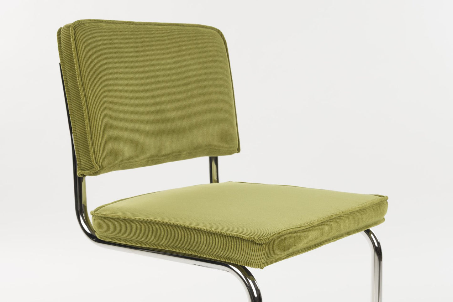 Zuiver Ridge Rib Kink eetkamerstoel Green