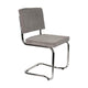 Zuiver Ridge Rib Kink eetkamerstoel Cool Grey