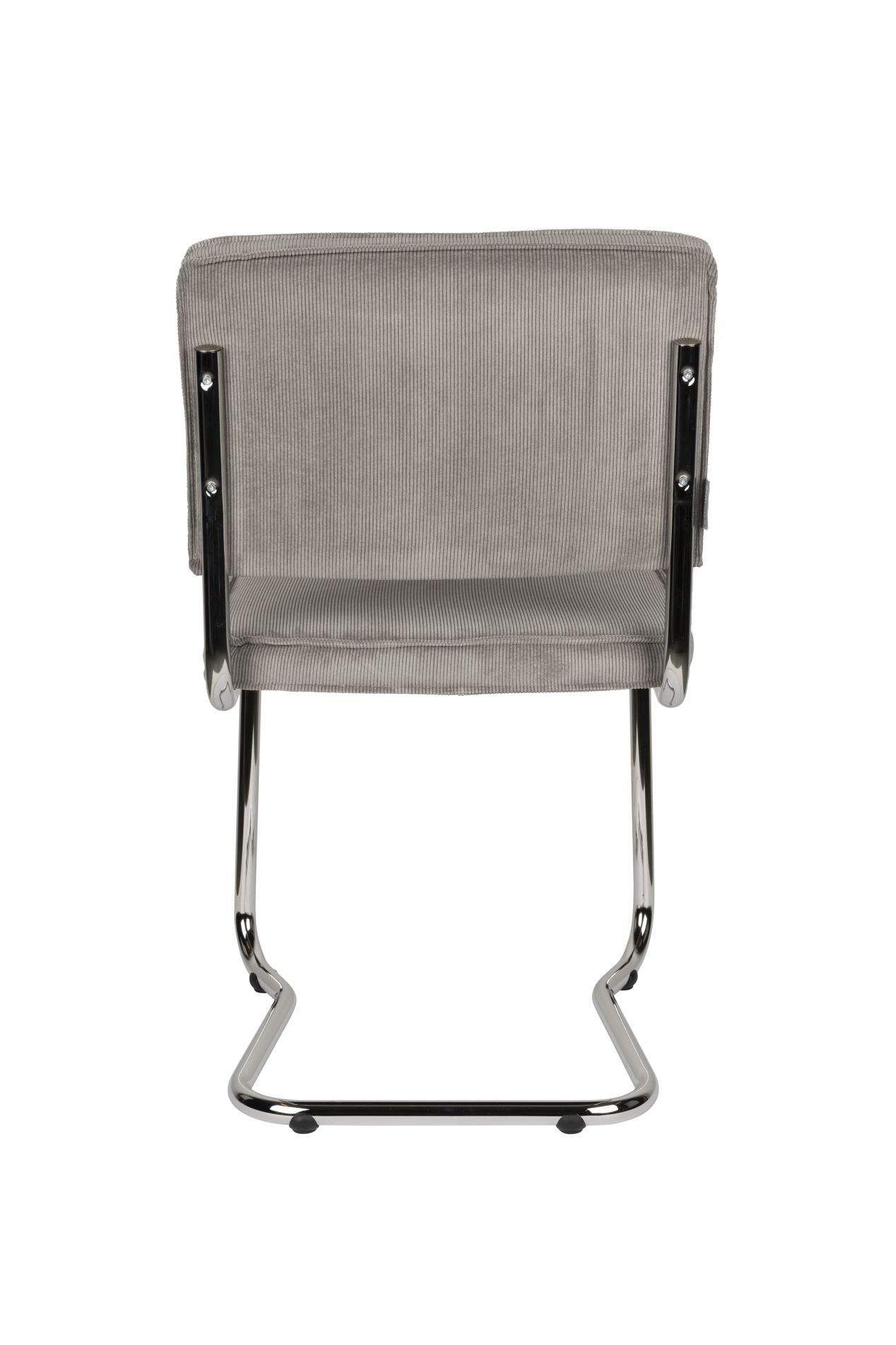 Zuiver Ridge Rib Kink eetkamerstoel Cool Grey
