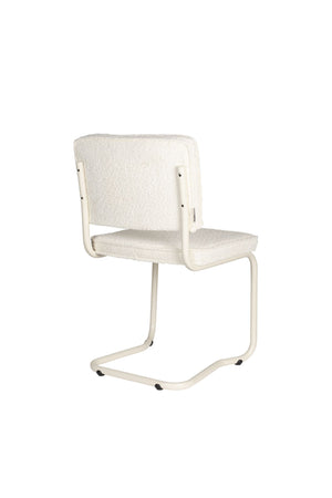 Zuiver Ridge Soft Kink eetkamerstoel Off White