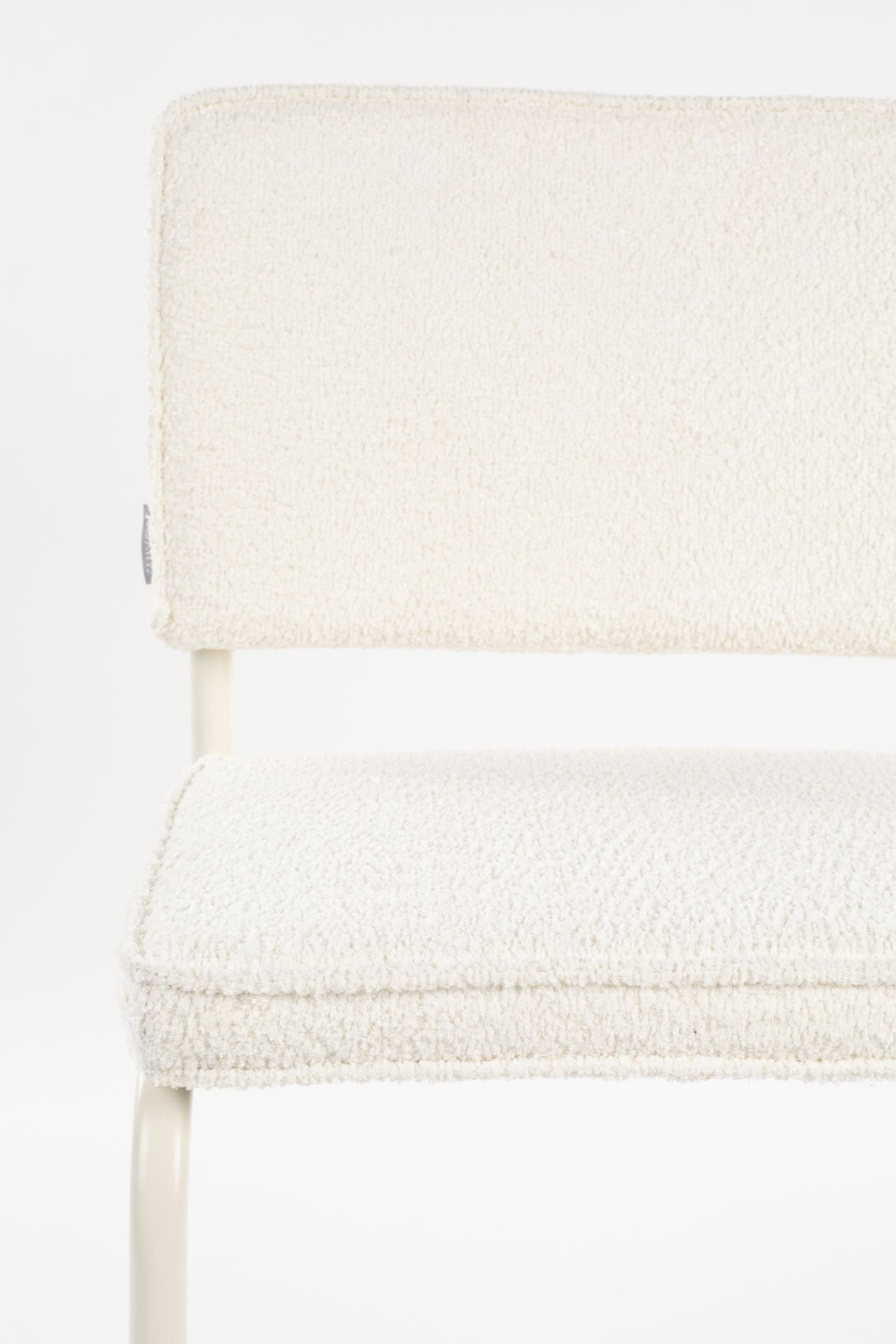 Zuiver Ridge Soft Kink eetkamerstoel Off White
