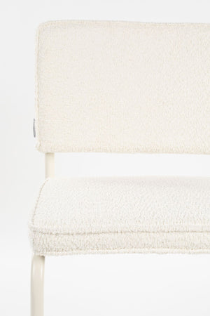 Zuiver Ridge Soft Kink eetkamerstoel Off White