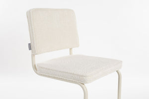Zuiver Ridge Soft Kink eetkamerstoel Off White