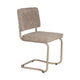 Zuiver Ridge Soft Kink eetkamerstoel Beige