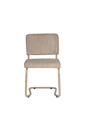 Zuiver Ridge Soft Kink eetkamerstoel Beige