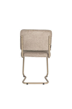 Zuiver Ridge Soft Kink eetkamerstoel Beige