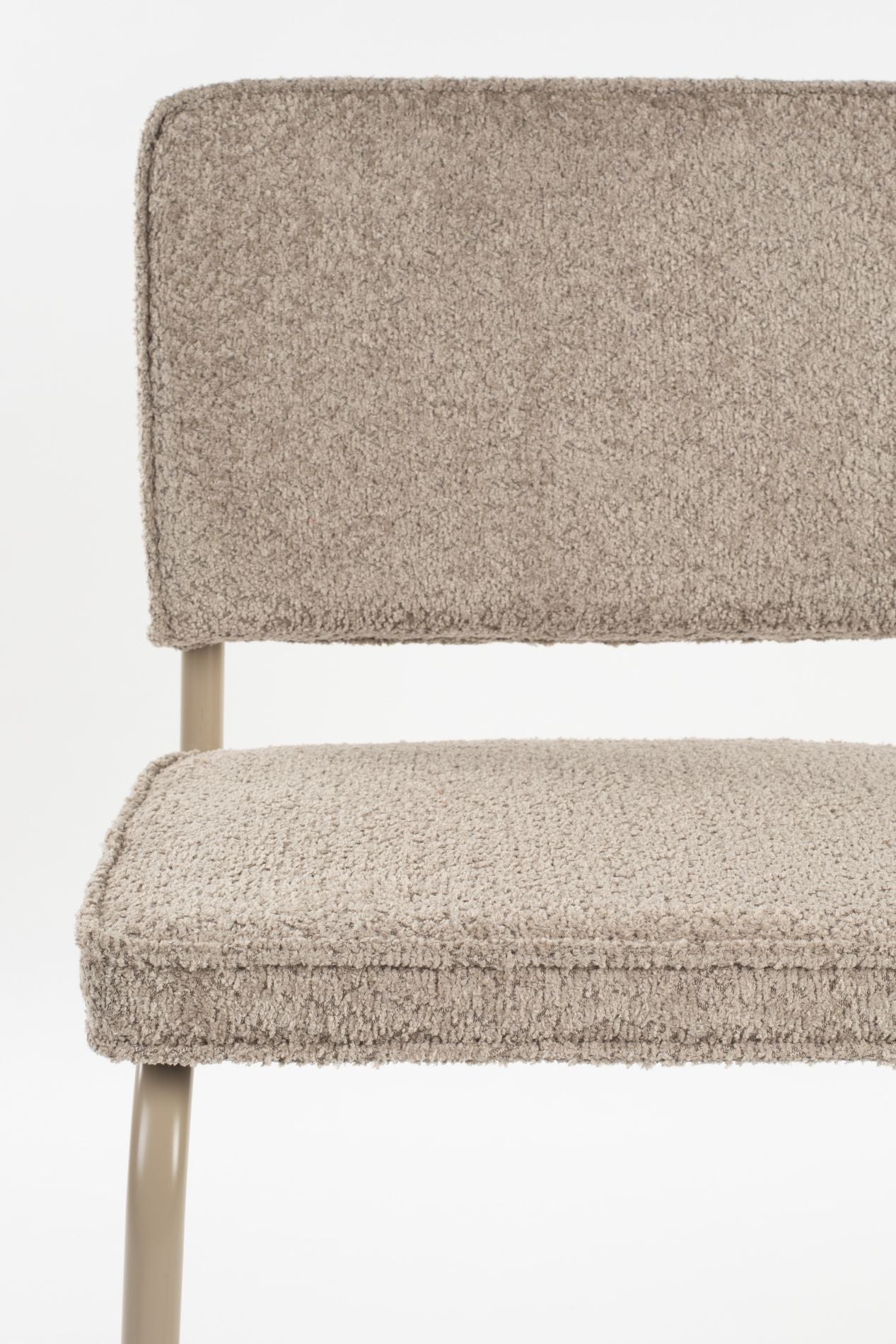 Zuiver Ridge Soft Kink eetkamerstoel Beige