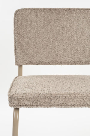 Zuiver Ridge Soft Kink eetkamerstoel Beige