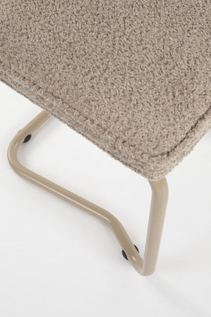 Zuiver Ridge Soft Kink eetkamerstoel Beige
