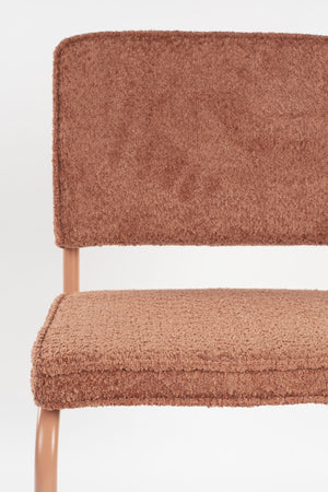 Zuiver Ridge Soft Kink eetkamerstoel Terra