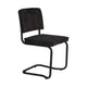 Zuiver Ridge Soft Kink eetkamerstoel Black