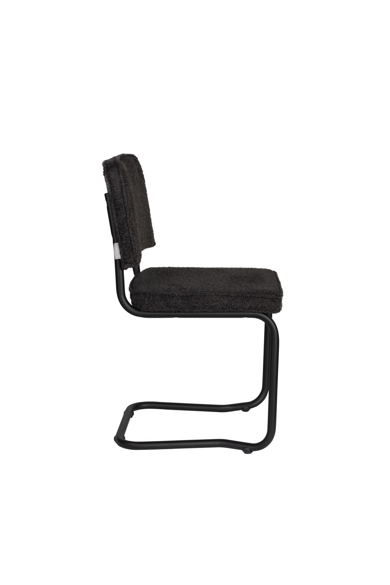 Zuiver Ridge Soft Kink eetkamerstoel Black