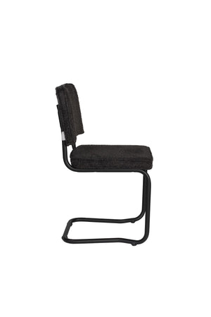 Zuiver Ridge Soft Kink eetkamerstoel Black