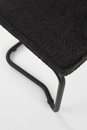 Zuiver Ridge Soft Kink eetkamerstoel Black