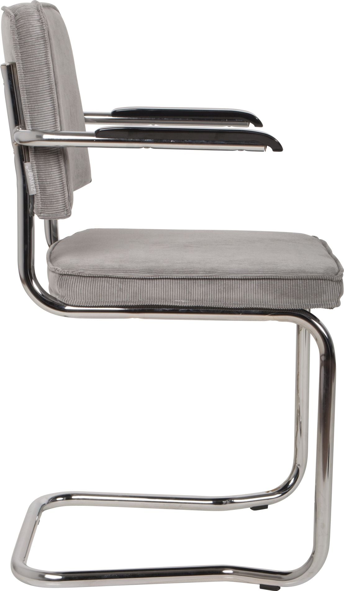 Zuiver Ridge Rib Kink armstoel Cool Grey