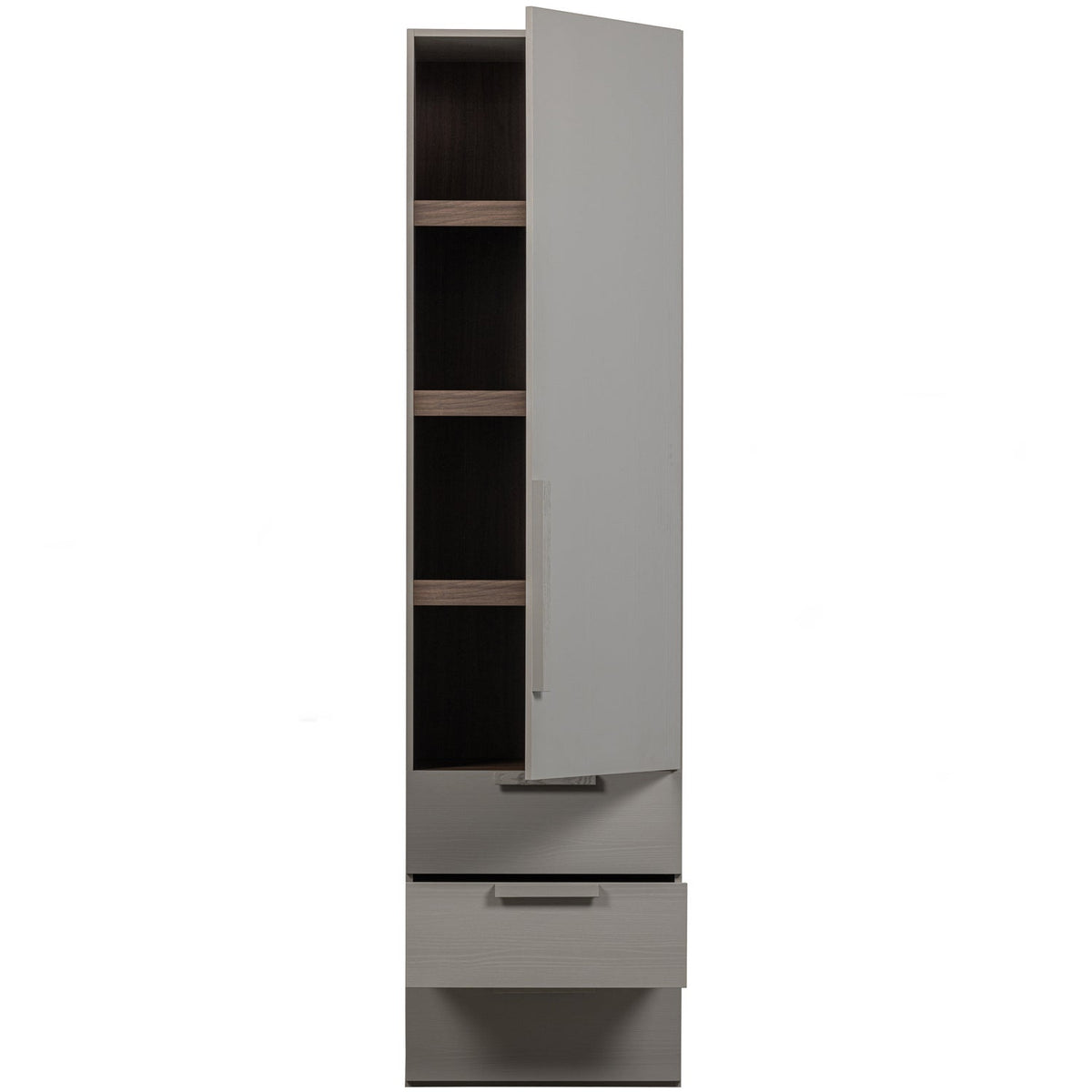 WOOOD Rens 1-deurs legkast Pebble Grey