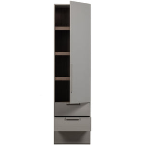 WOOOD Rens 1-deurs legkast Pebble Grey