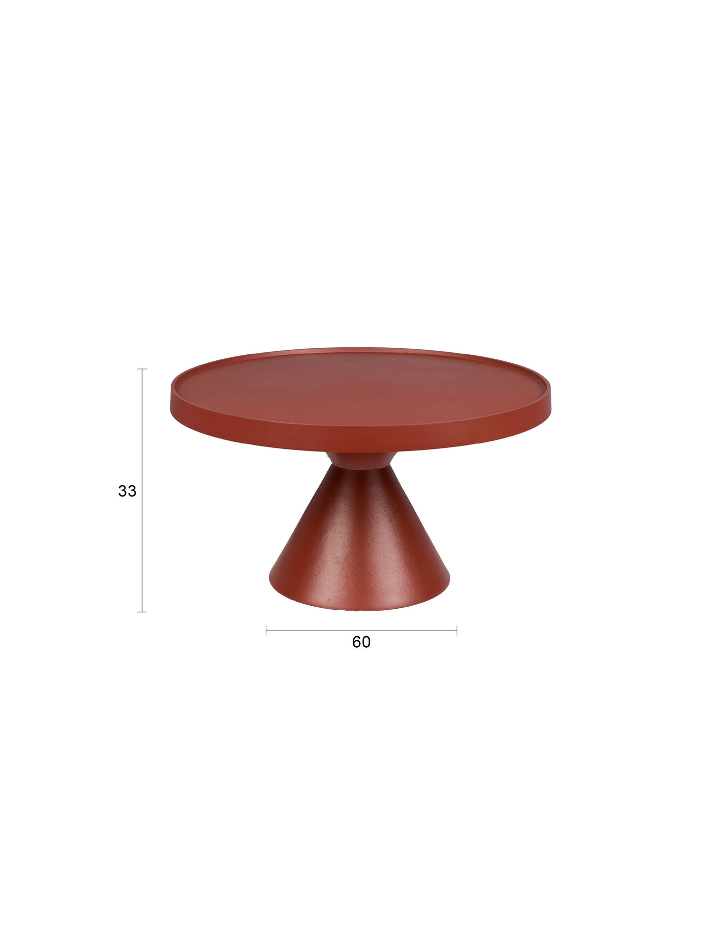 Zuiver Floss salontafel Burgundy Rood