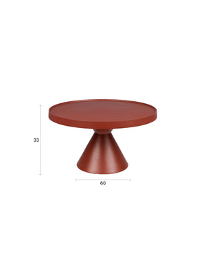 Zuiver Floss salontafel Burgundy Rood