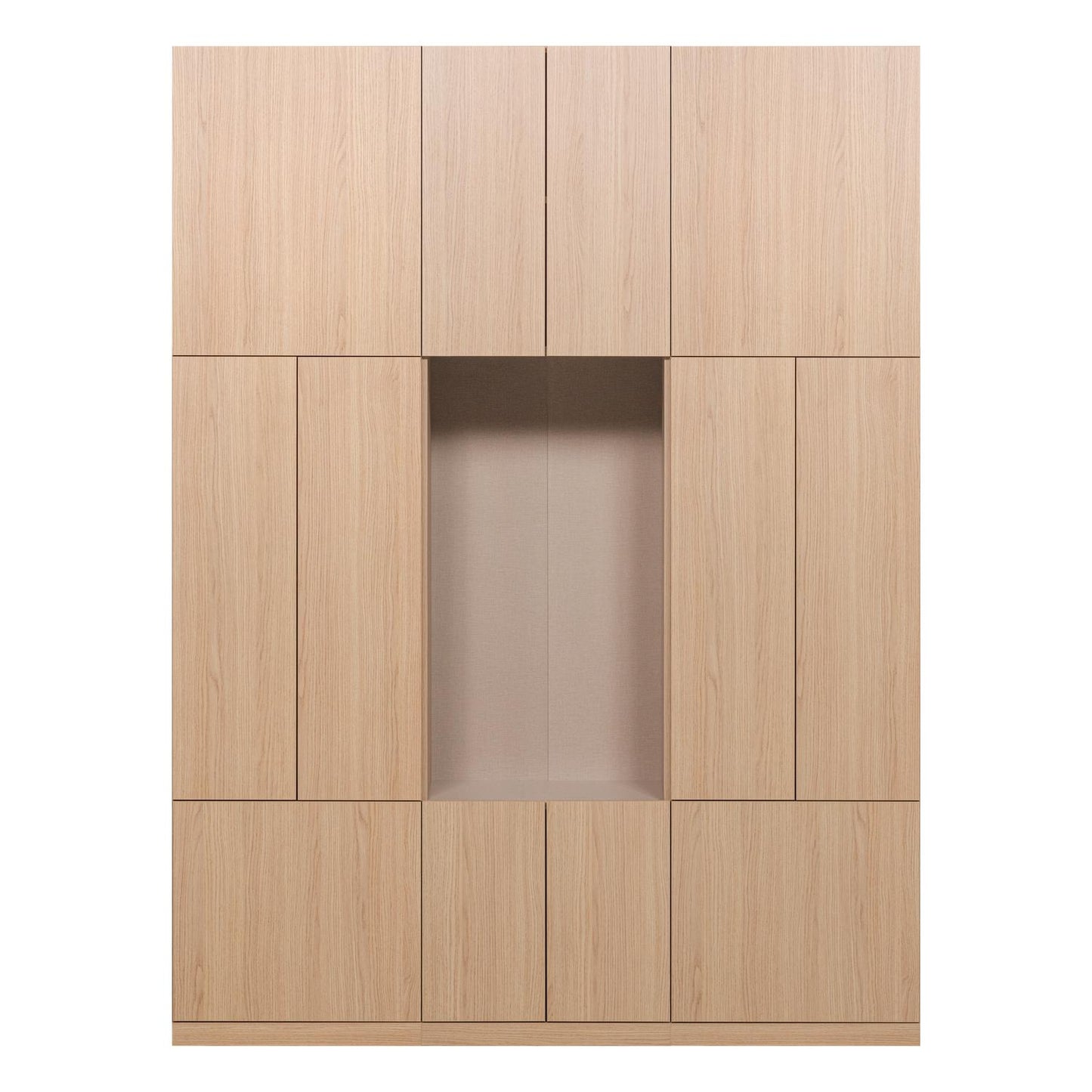 WOOOD Build wandkast 162 cm Naturel