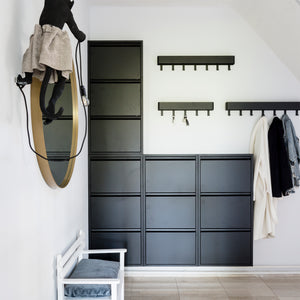 Spinder Design Billy 3 schoenenkast Zwart