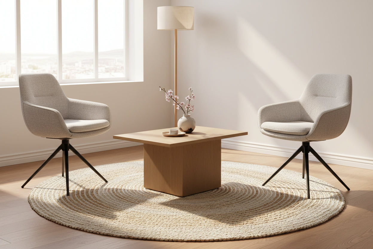HelloChair HC24 Lenes eetkamerstoel Paris Natural spinpoot bruin