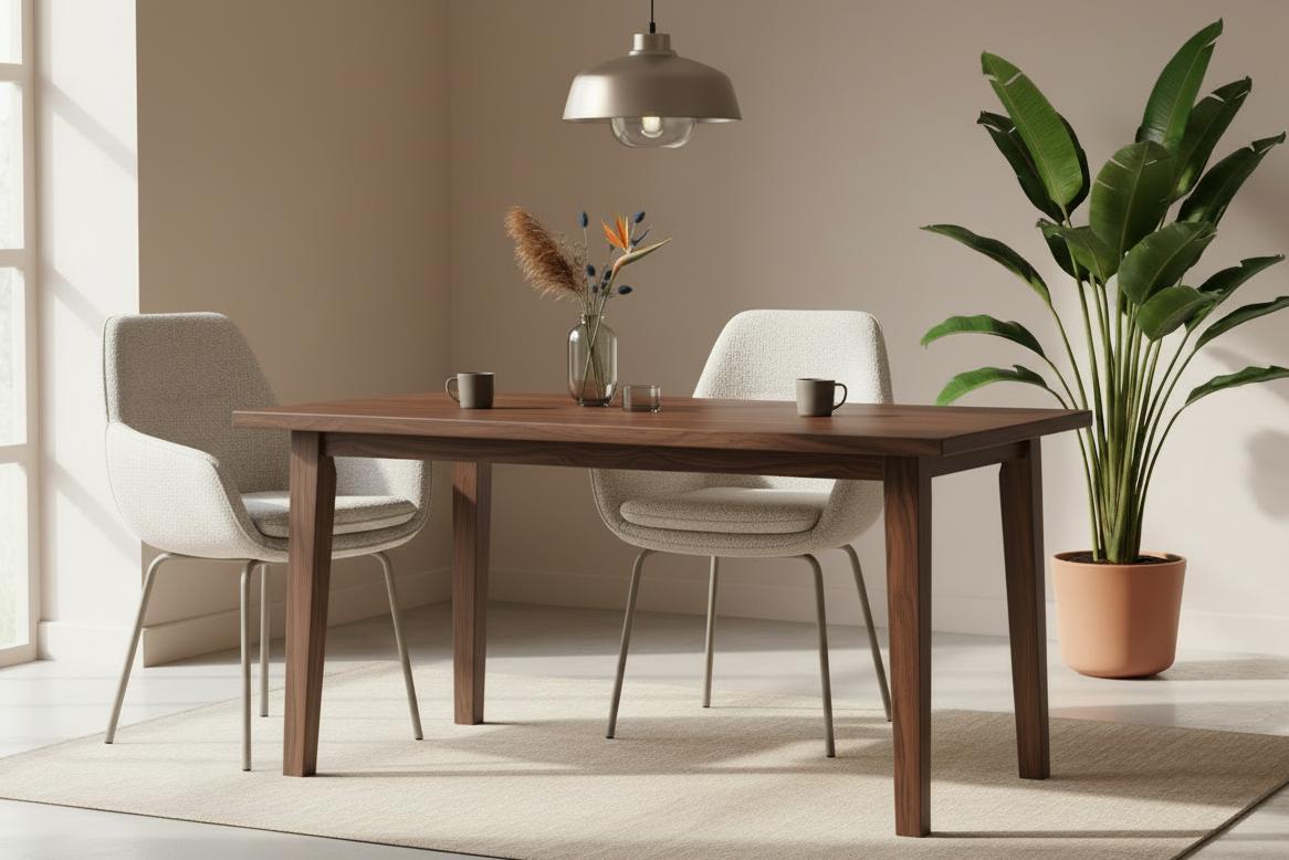 HelloChair HC24 Lenes eetkamerstoel Paris Light Grey vierpoot beige