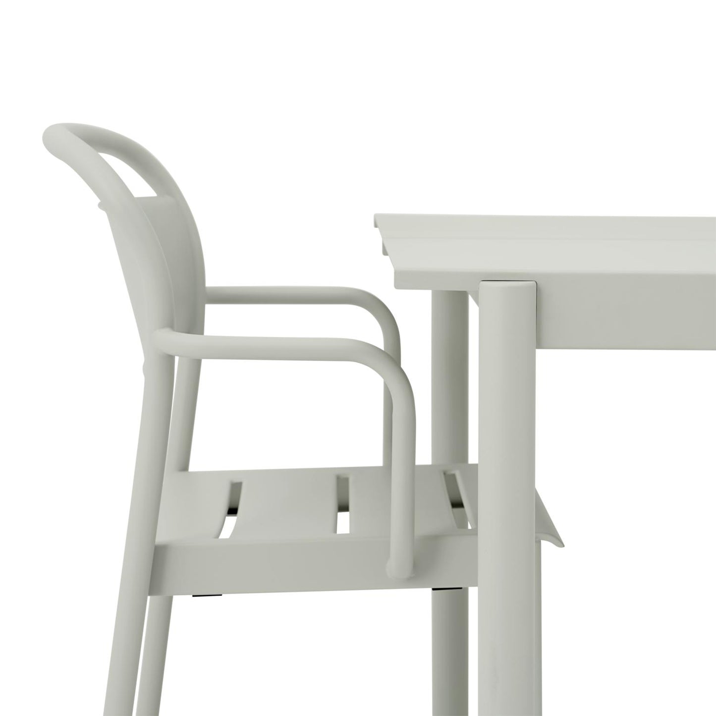 Muuto Linear Steel tuinstoel Grey