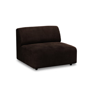 HKliving Jax bank middle Royal Velvet Espresso