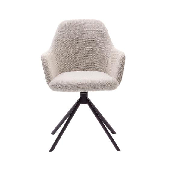 HelloChair HC29 Mijs eetkamerstoel Sneak Naturel spinpoot zwart