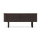 Kave Home Mailen tv-meubel met 2 deuren essen donkere afwerking 120 x 50 cm