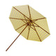 Fritz Hansen Messina parasol Ø300 cm Lemon/Sand Stripe