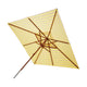 Fritz Hansen Messina parasol 300x300 cm Lemon/Sand Stripe