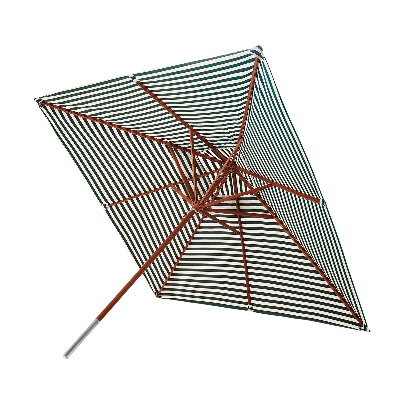 Fritz Hansen Messina parasol 300x300 cm Light Apricot/Darkgreen