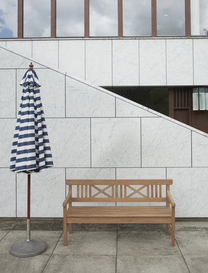 Fritz Hansen Messina parasol Ø270 cm Dark Blue Stripes