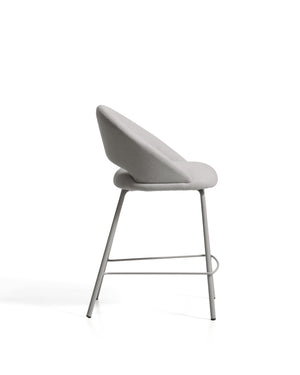 Kave Home Bonali barkruk H65 chenille Grey