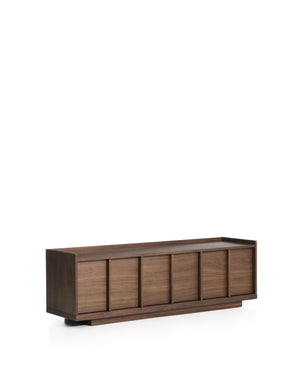 Kave Home Onix tv-meubel 150x47 cm Donkerbruin