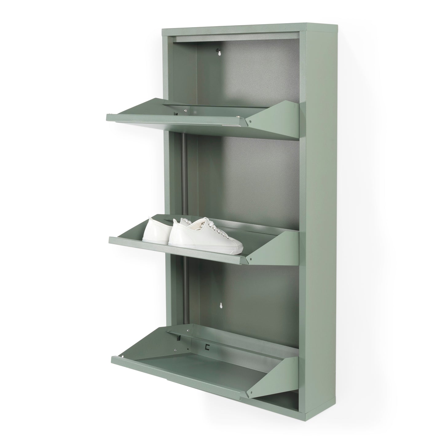 Spinder Design Billy 3 schoenenkast Dusty Green