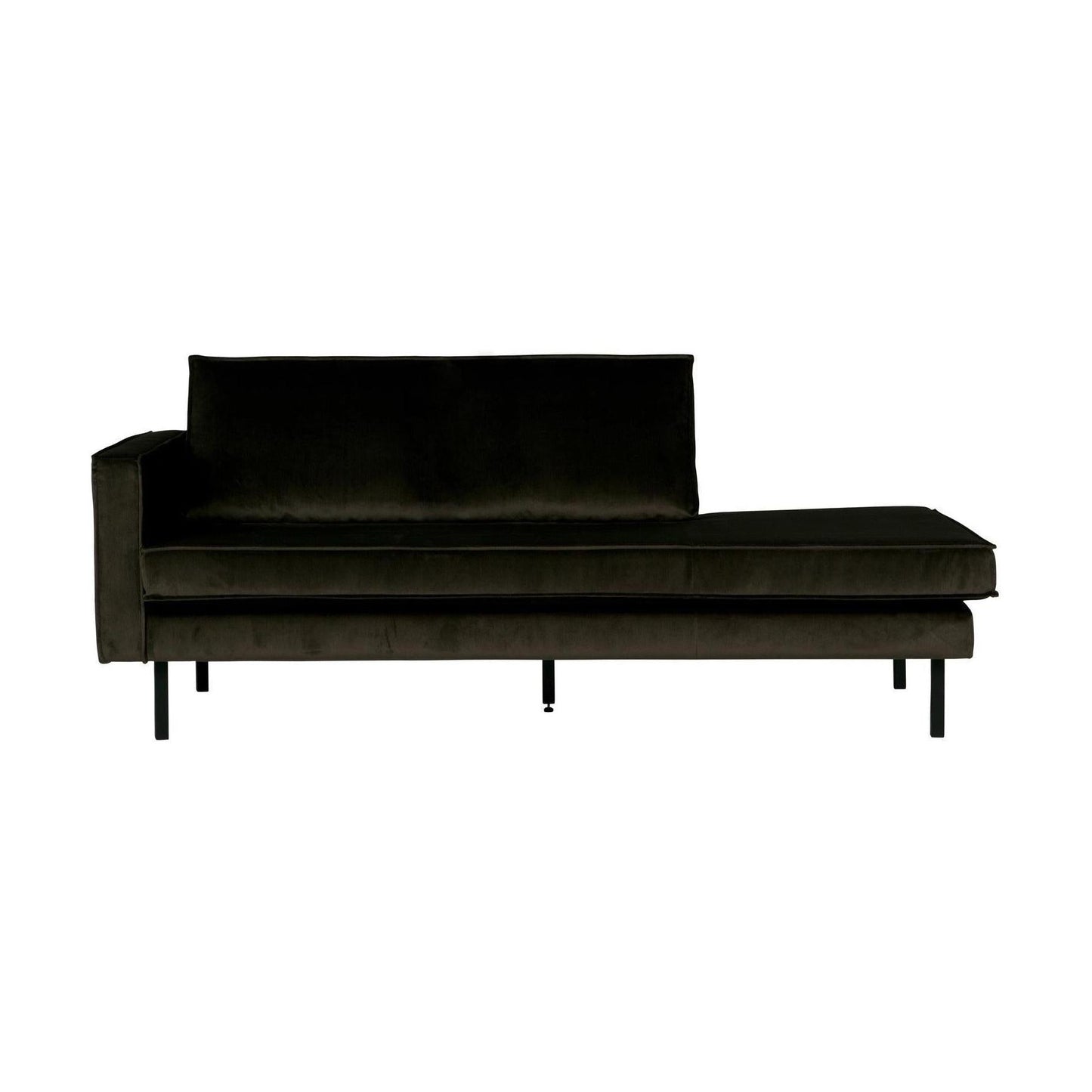 WOOOD Rodeo daybed links velvet Donkergroen
