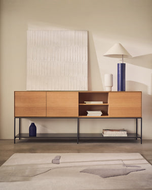 Kave Home Vedrana dressoir 3-deurs eiken
