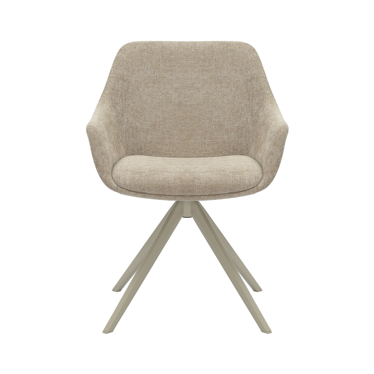 HelloChair HC03 Rave eetkamerstoel Breeze Zand spinpoot beige