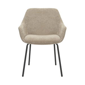 HelloChair HC03 Rave eetkamerstoel Breeze Zand vierpoot zwart