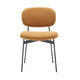 HelloChair HC33 Fedja eetkamerstoel San Remo Yellow vierpoot zwart
