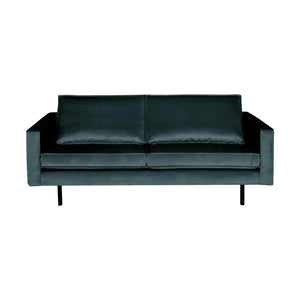 WOOOD Rodeo 2,5-zits bank velvet groenblauw