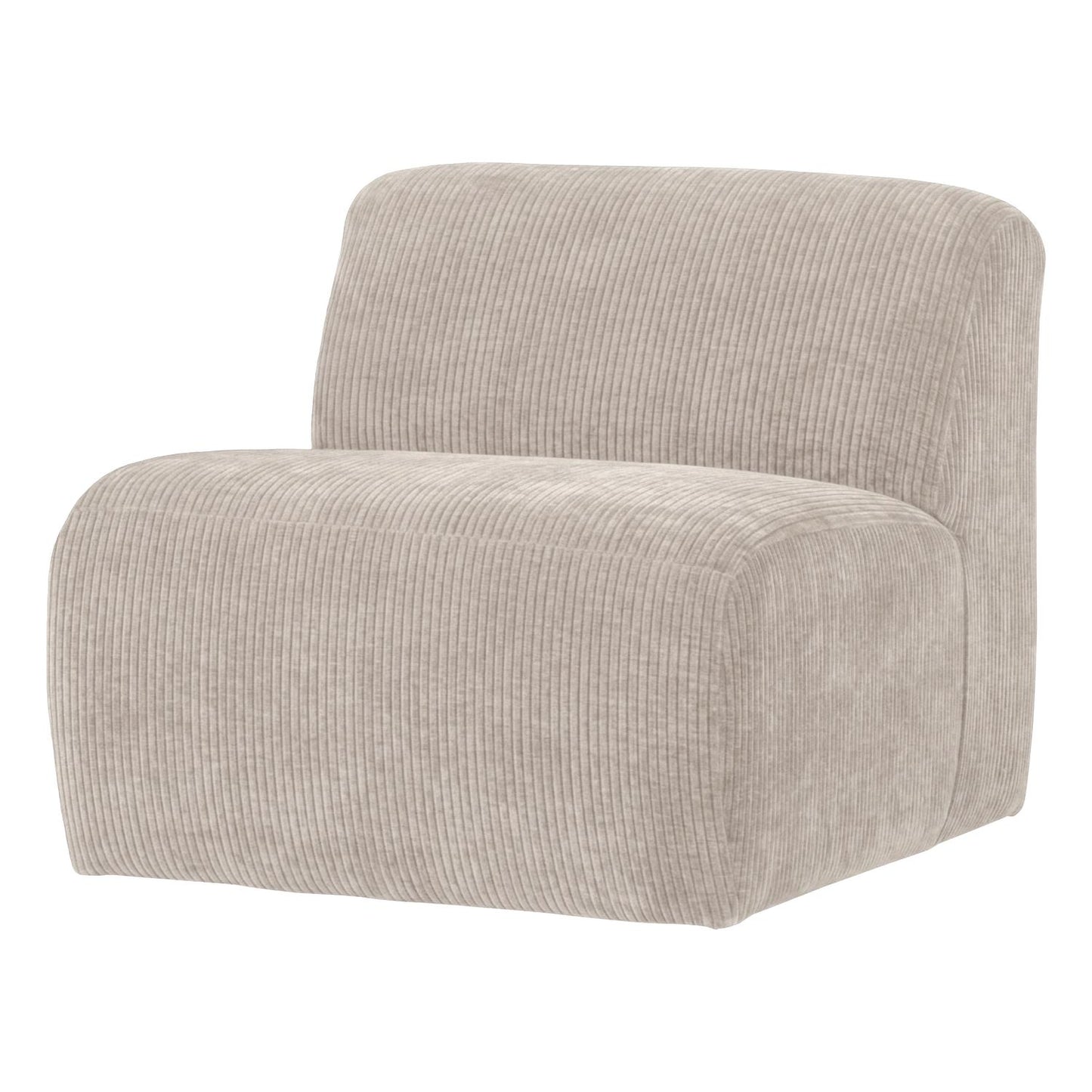 WOOOD Mojo Base 1-zits bank rib Ecru
