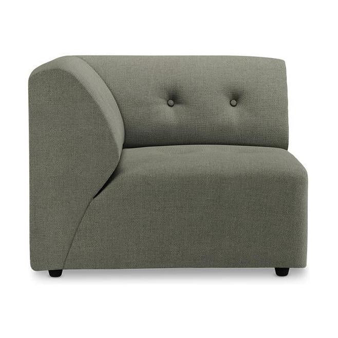 HKliving Vint bank left Linen Army Green