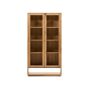 Kave Home Alguema vitrinekast 185 x 100 cm Naturel