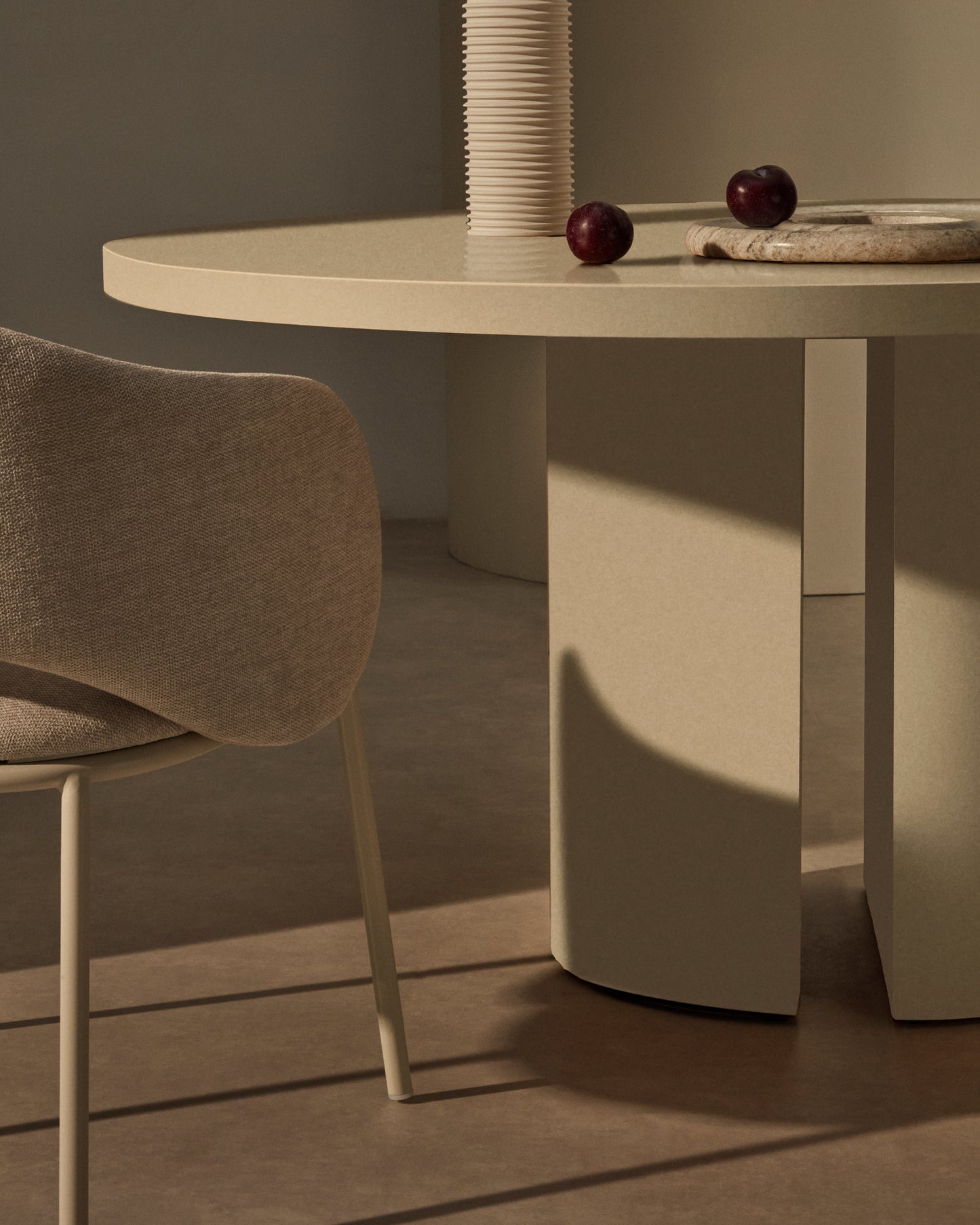 Kave Home Nealy eettafel Ø150 cm White