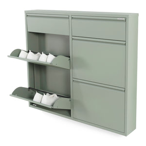 Spinder Design Billy 6 schoenenkast Dusty Green