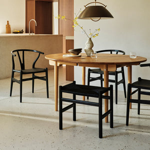 Carl Hansen & Søn CH24P Wishbone eetkamerstoel - geolied eikenhout leder Loke 7060